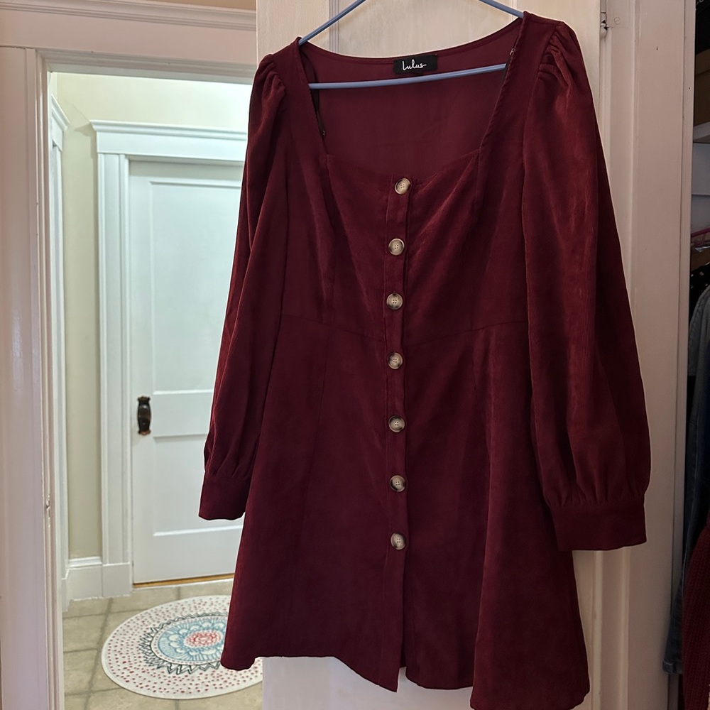 Lulu’s  Burgundy Dress